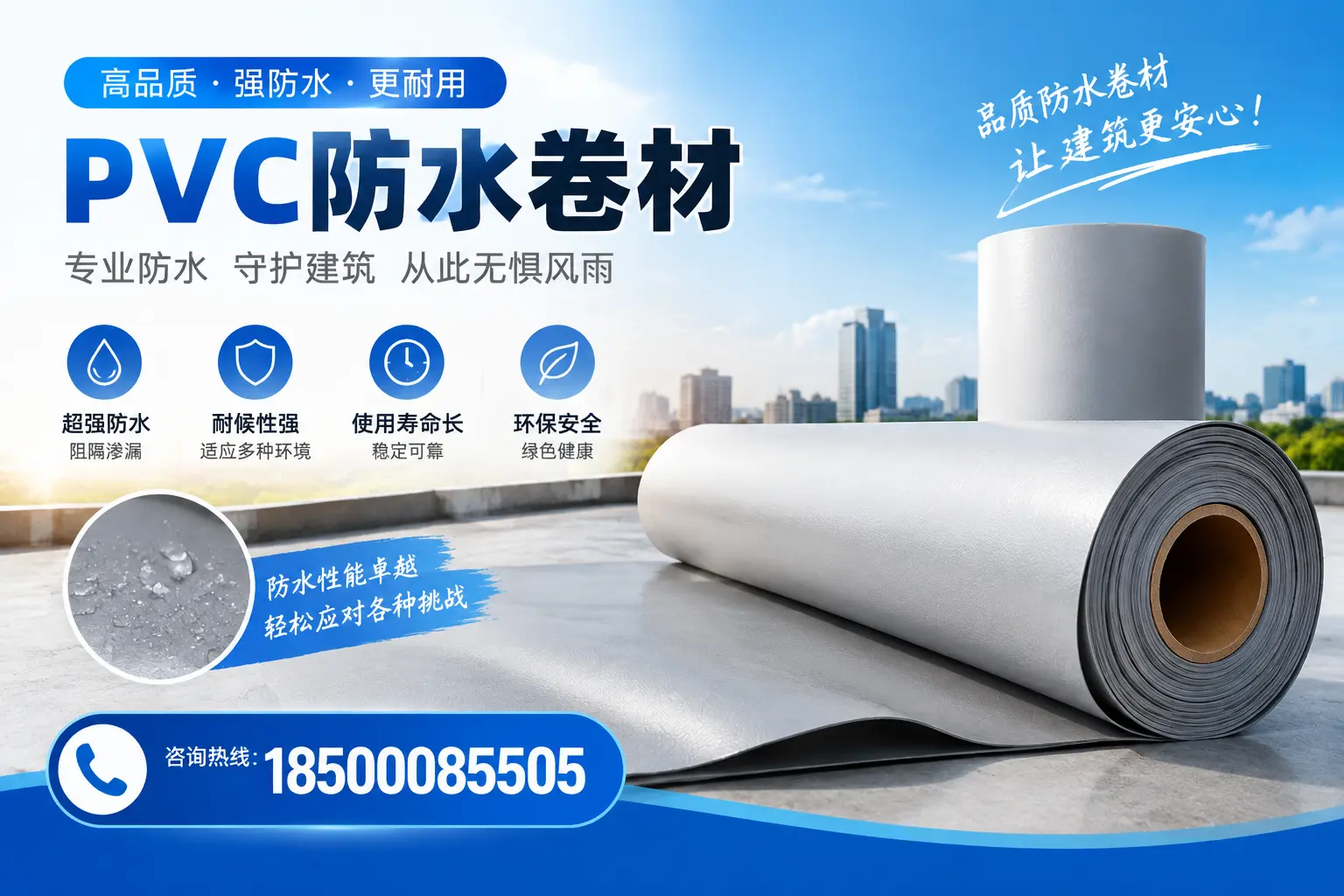 如何选择高质量的PVC防水卷材?大理消费者必看指南